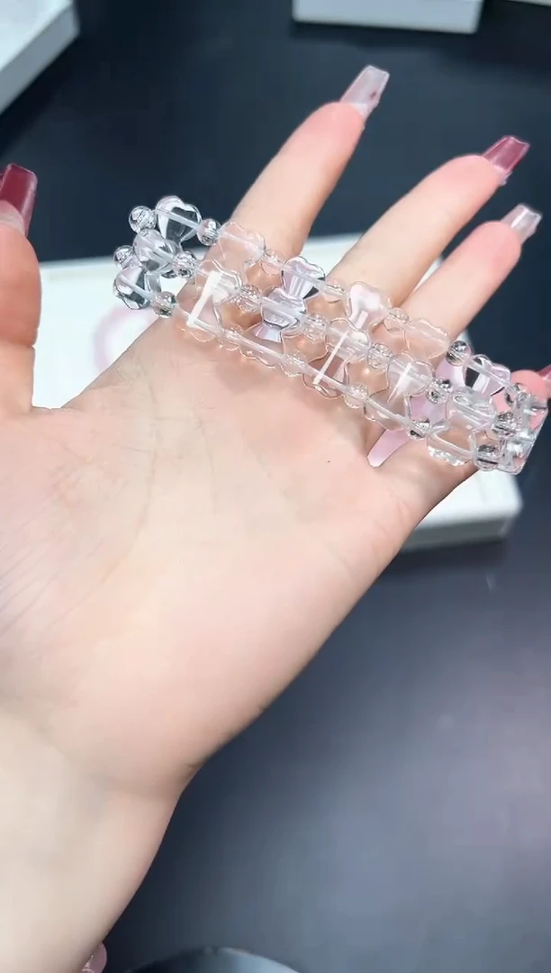 【闪购商品】水晶手串未镶嵌95R多样性发其一/1条默认微瑕