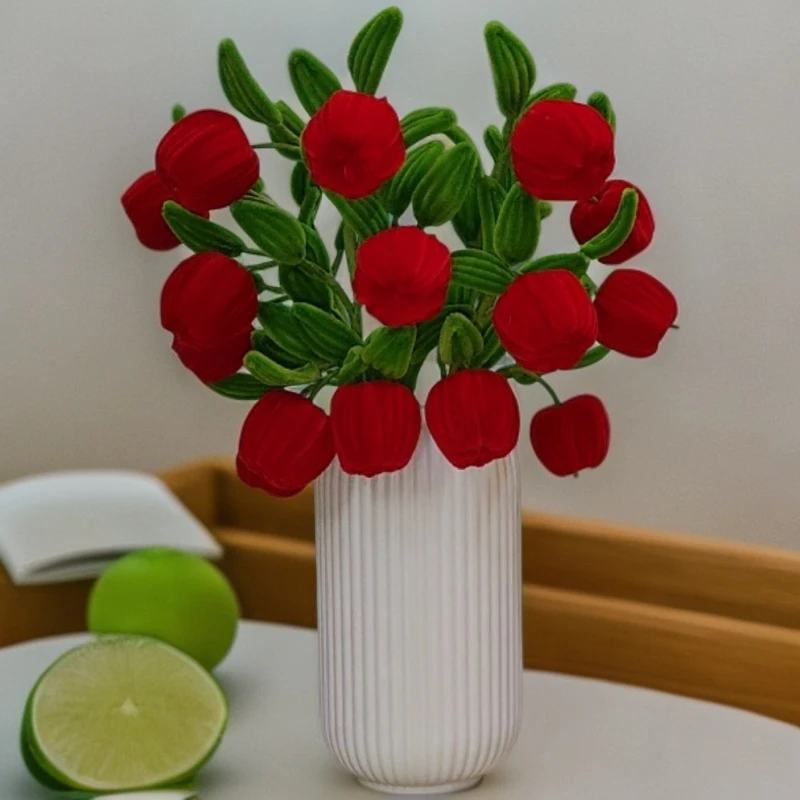 【平安喜乐】扭扭棒苹果平安幸福材料包（不含花瓶）羽乔手工