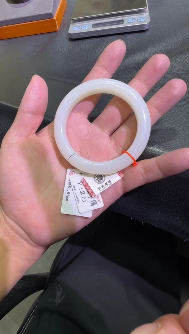 未镶嵌手镯和田玉天泰白玉手镯（产地直发）