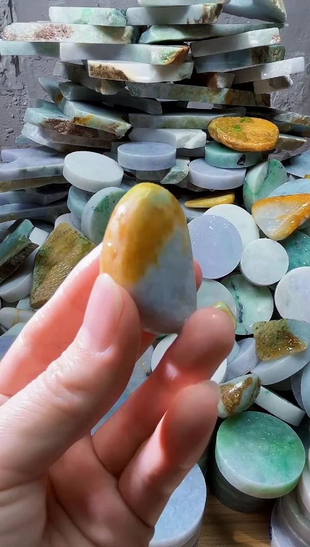 裸石翡翠天然翡翠A货玉 南 294