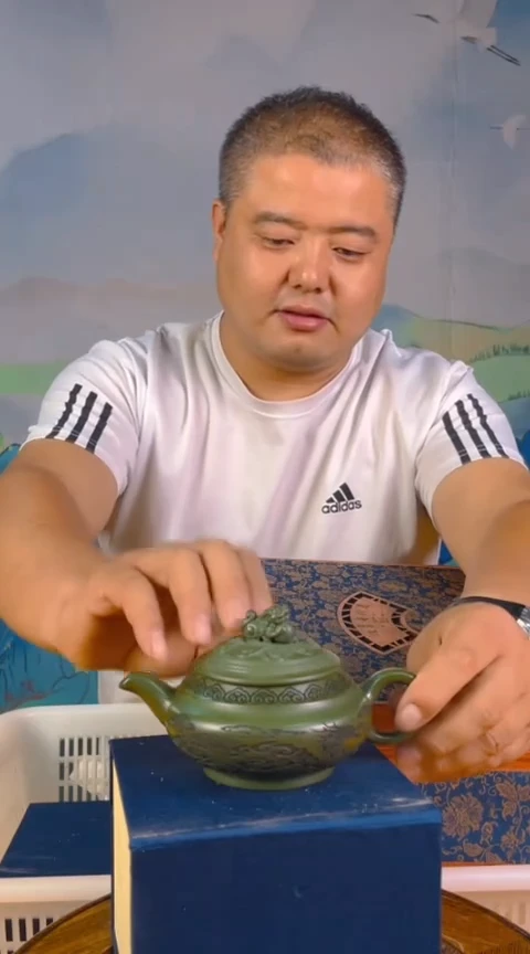 摆件景德镇陶瓷青花摆件118