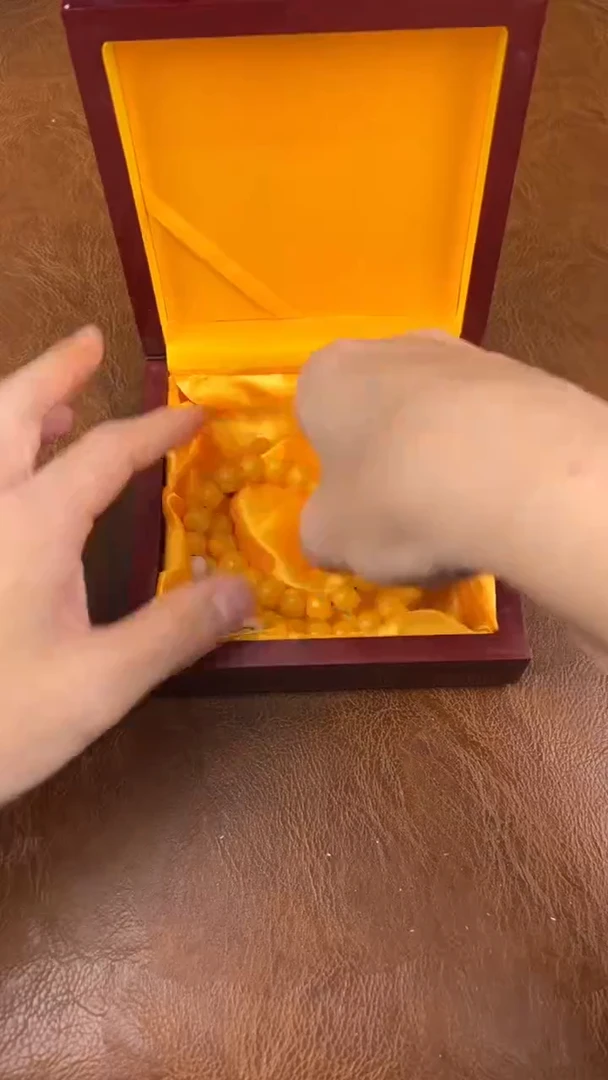 黄玉菩提双圈商品链接@@L050