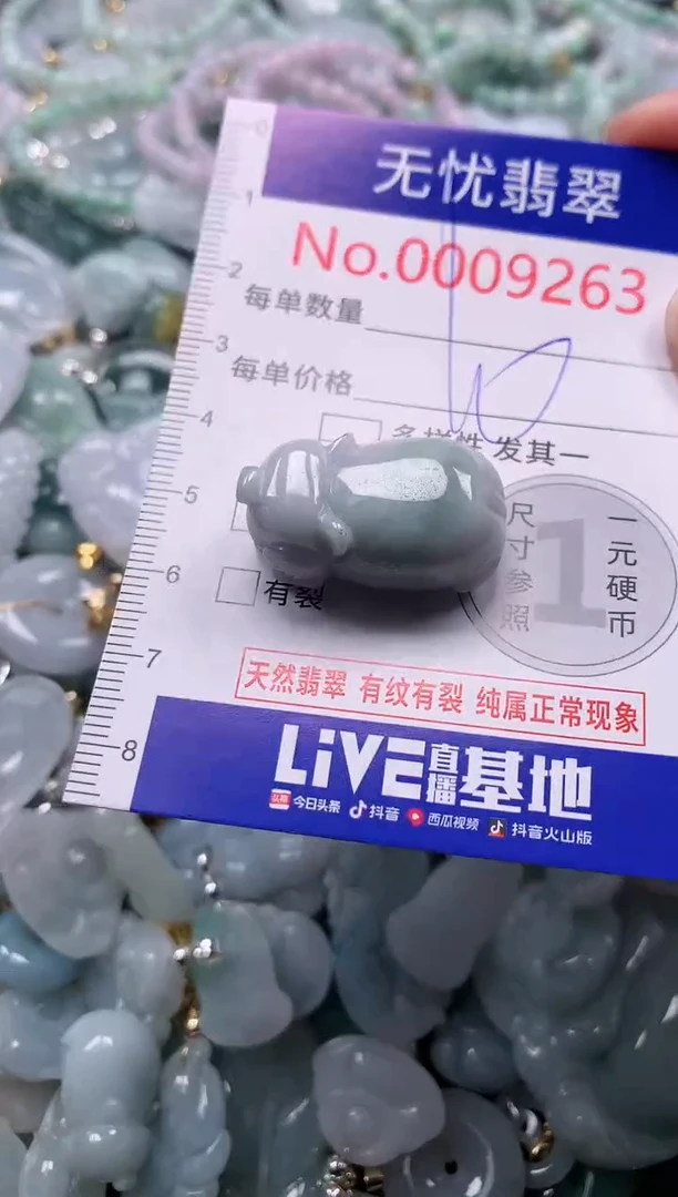 吊坠(不含链)未镶嵌翡翠9263