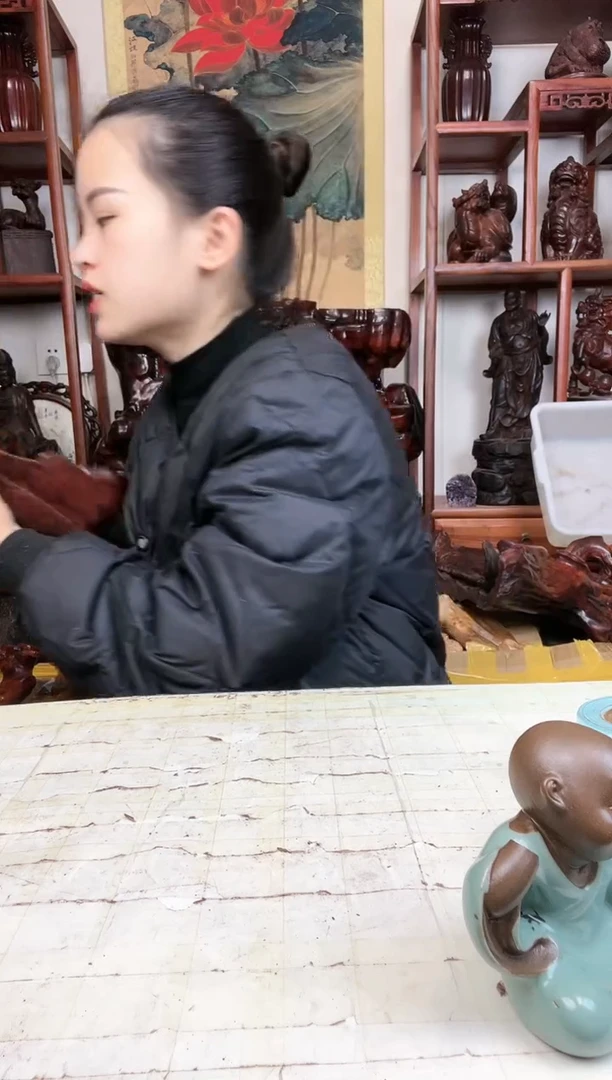 【闪购商品】香榧木臻宝工艺随行底座