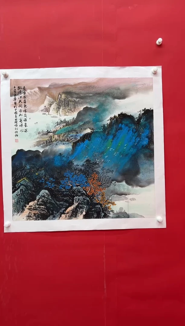 国画画家陆远华纯手绘原作