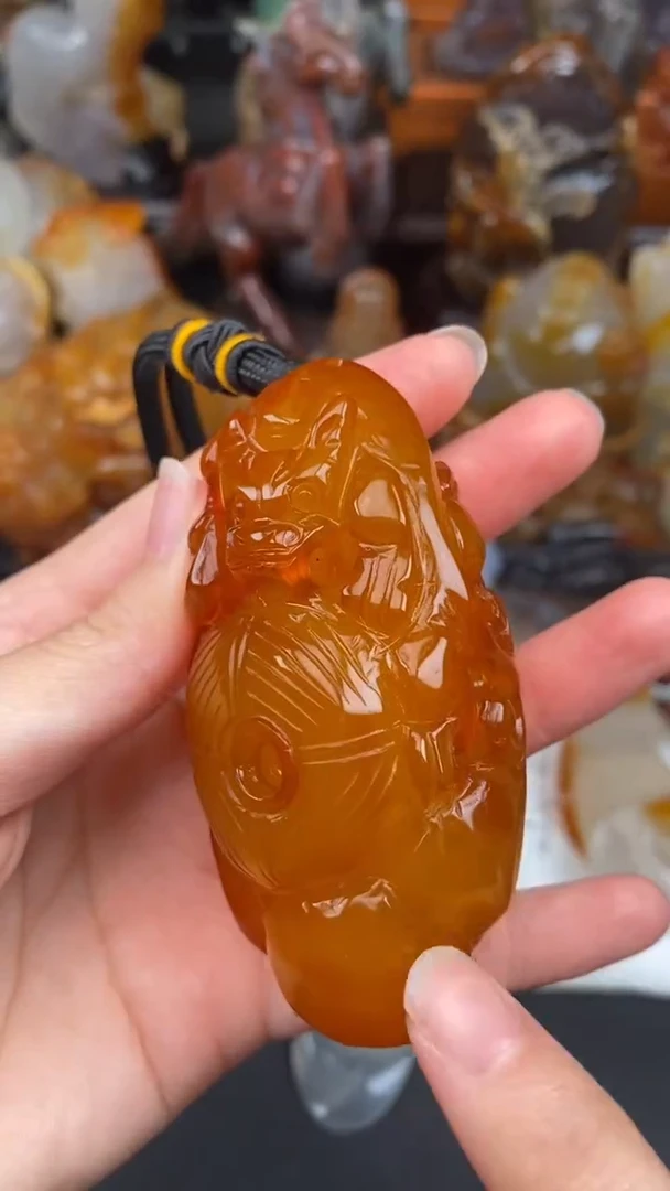 玛瑙/玉髓颈饰未镶嵌河****程AA