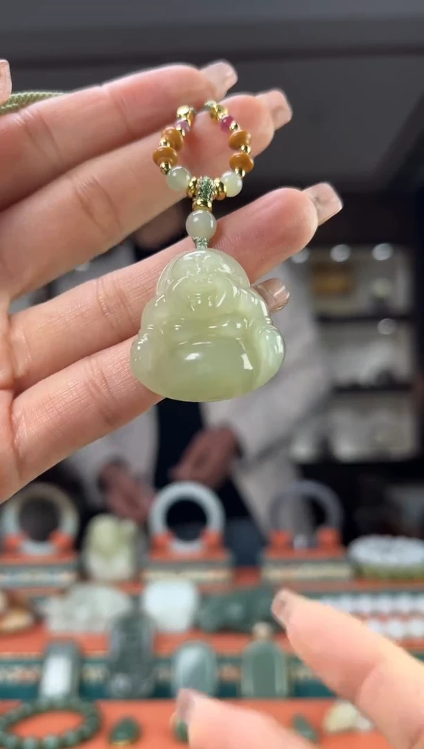 【闪购商品】和田玉颈饰未镶嵌佩佩30mm左右