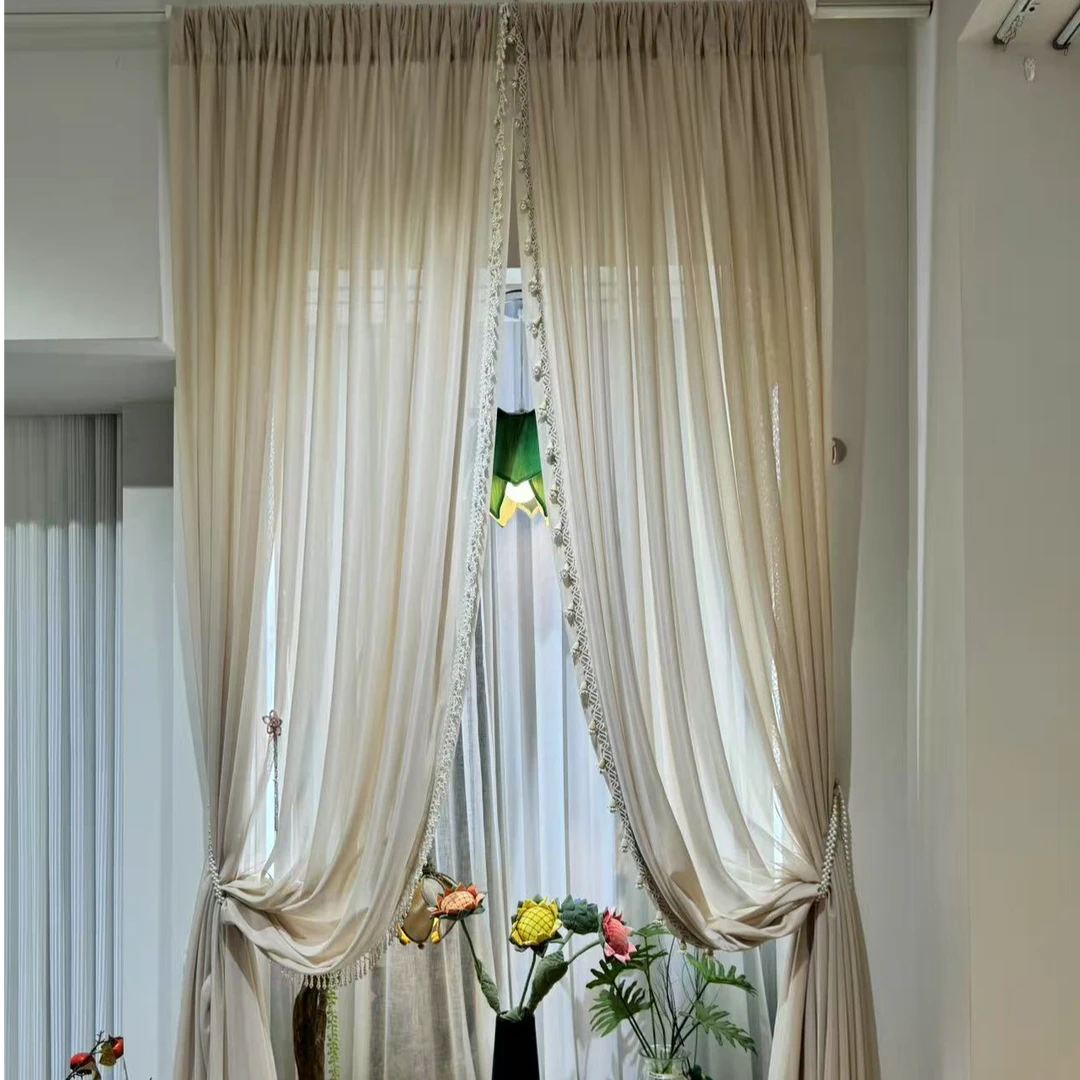 窗纱透光不透人适用阳台