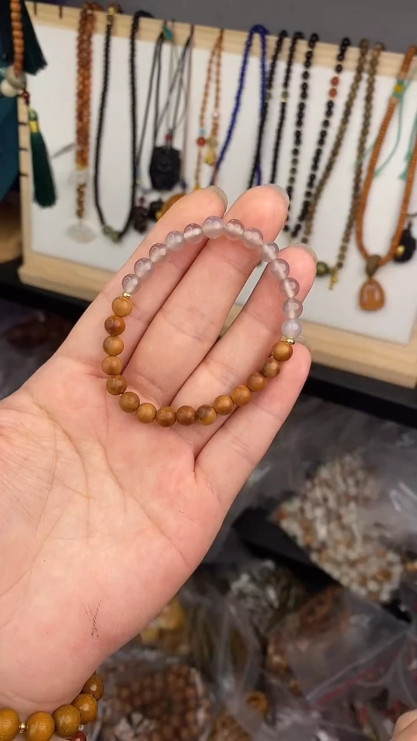 未镶嵌库克手串库克6mm单圈玛瑙