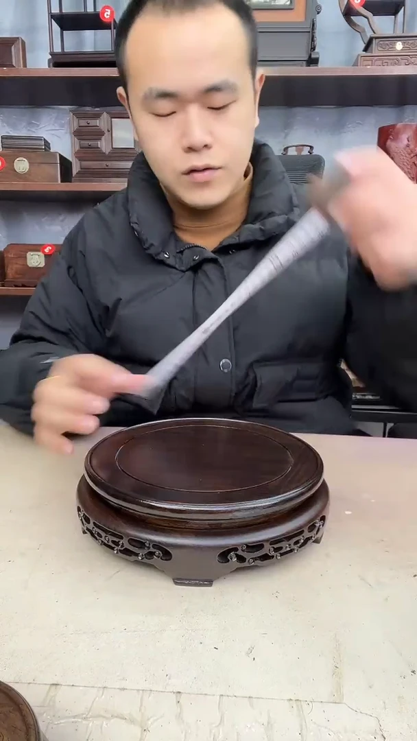 木小李子红木工艺品20公分