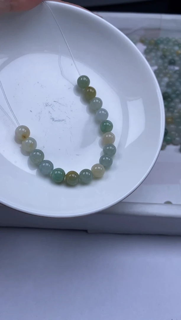 颈饰未镶嵌翡翠紫***?贞城散珠批发DIY编制