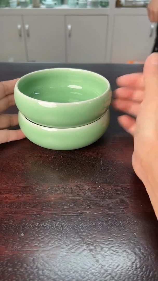 龙泉云间青瓷小米茶器