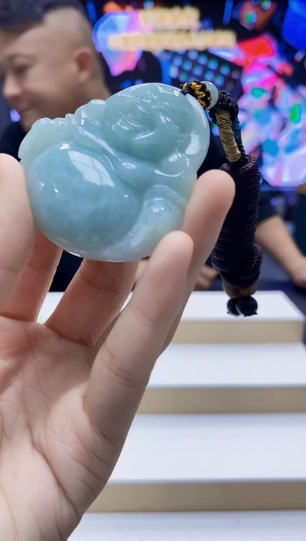 未镶嵌定制翡翠-毛货挂件17