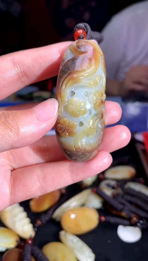 和田玉未镶嵌挂件1