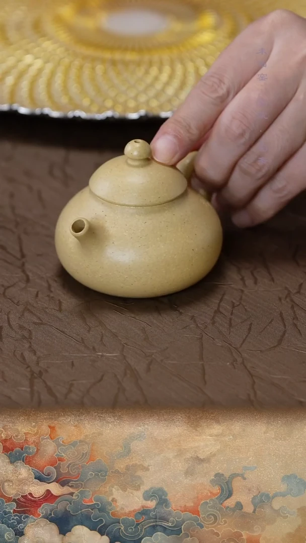 茶壶紫砂柴烧本绿闻香壶130cc