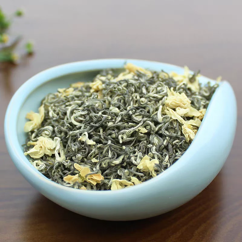 2025新花茶8窨一炒茉莉花茶茉莉飘雪花香十足浓香耐泡老茶客必入