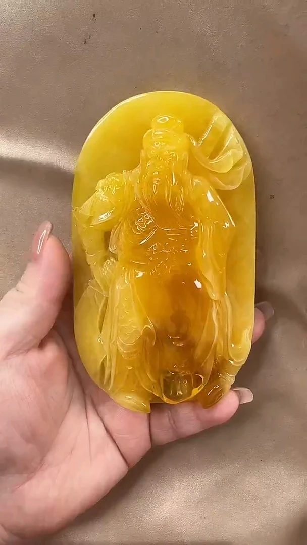 琥珀颈饰未镶嵌吊坠
