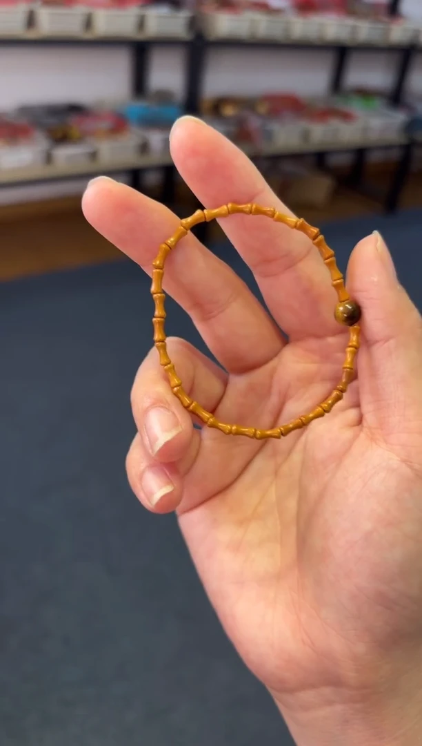 吊坠菩提根/象牙果橄榄竹节单圈