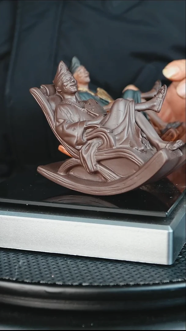 石材【济公】紫砂色11CM*6CM