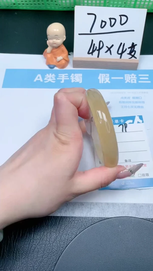 【闪购商品】石英质玉手镯未镶嵌79-62.5