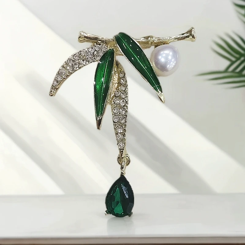 心树珠宝 竹节高胸针 XSZP008