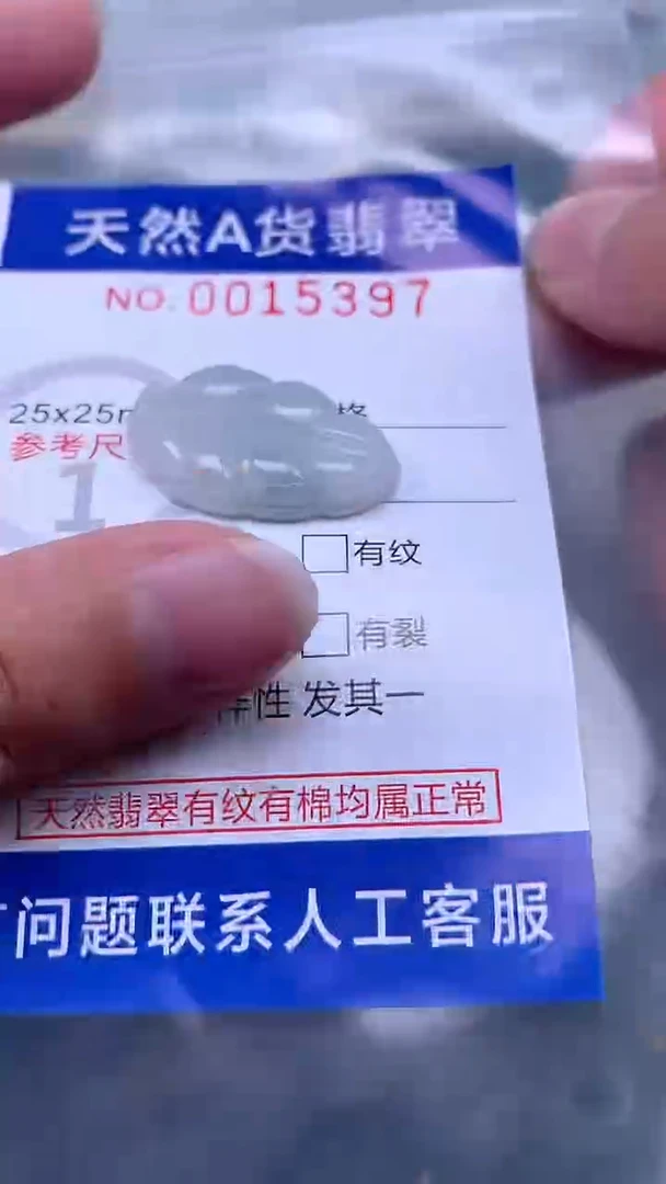 翡翠未镶嵌吊坠(不含链)1