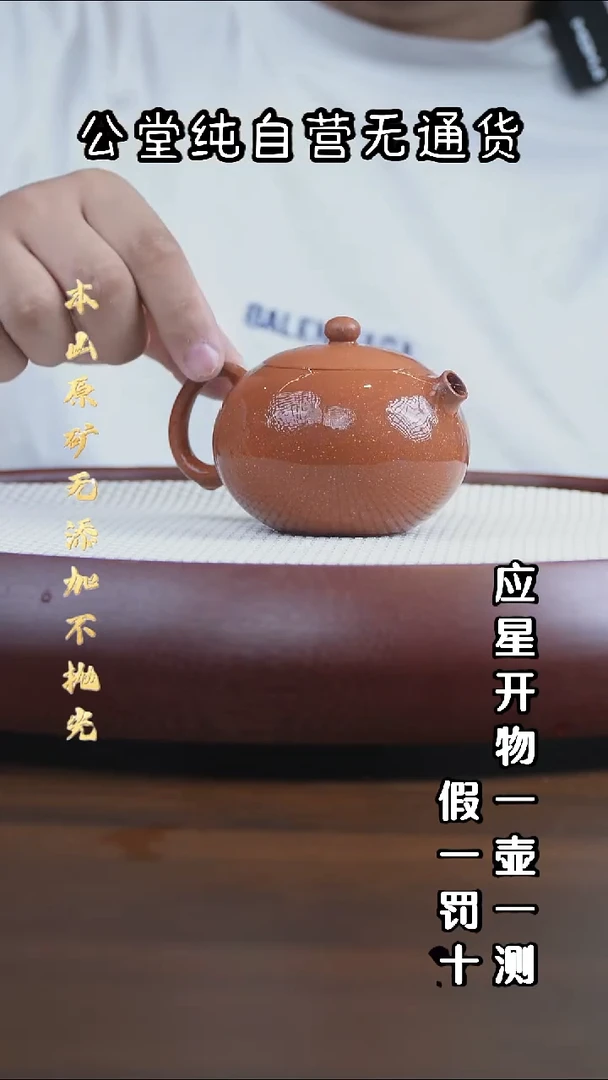 茶壶紫砂宝山红降坡 西施 180cc