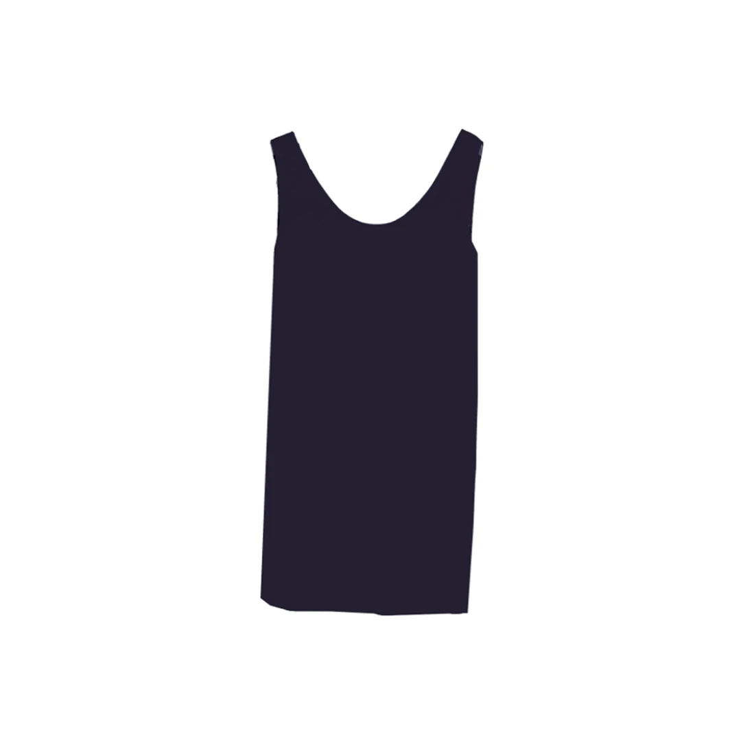 MEI0502 无袖极简背心两侧口袋连衣裙  16209