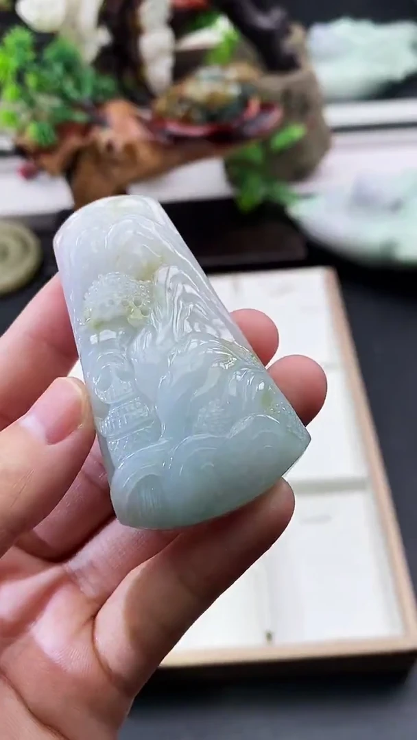 颈饰未镶嵌翡翠天然缅甸A货翡翠