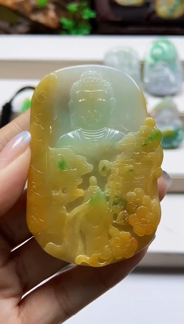 颈饰未镶嵌翡翠翡翠A货