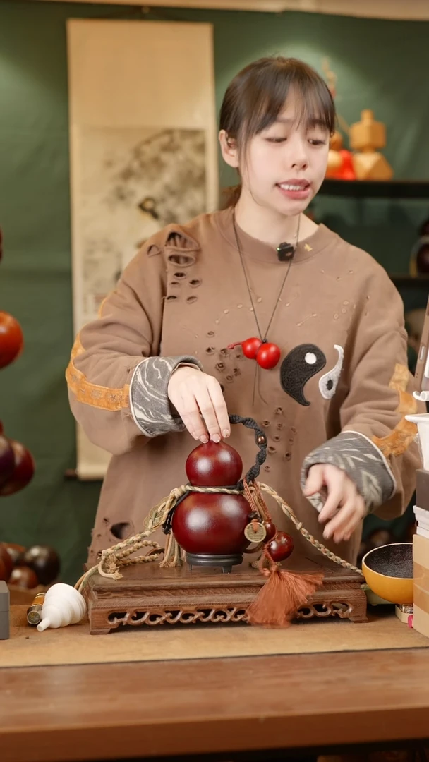 75号精品天然大漆酒葫芦一物一拍~