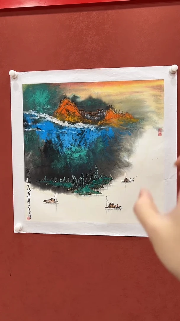 国画30张先泽老师 国画 4平尺