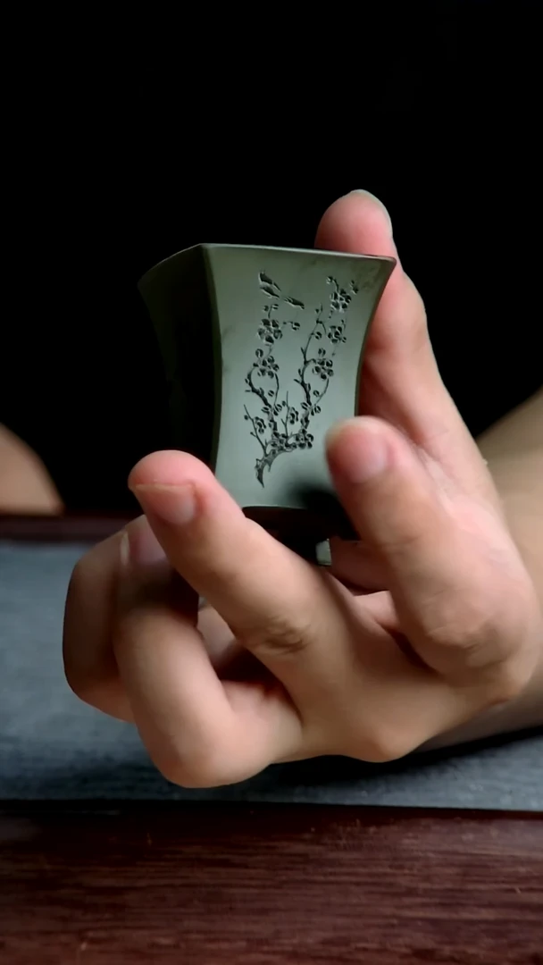 紫砂花盆3*4.5内径紫砂花盆