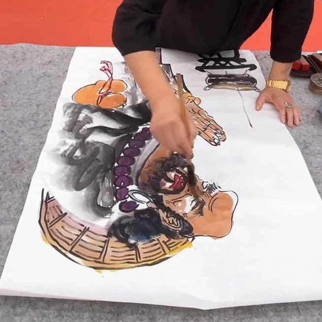 橱窗展示/齐派艺術/徐文清/宣纸国画/带证书