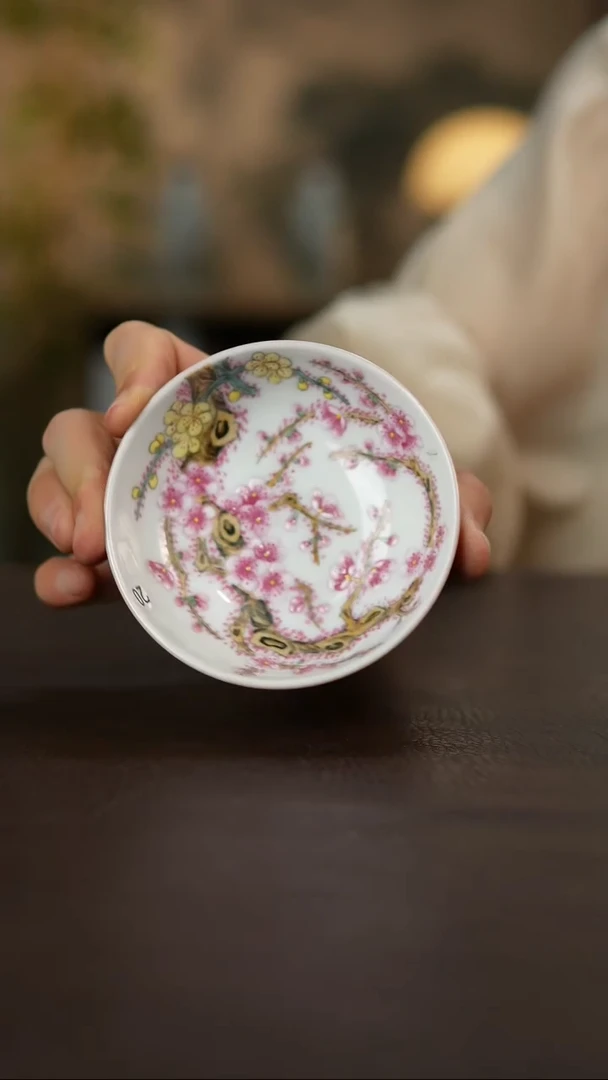 杯景德镇陶瓷杯碗柴烧多人