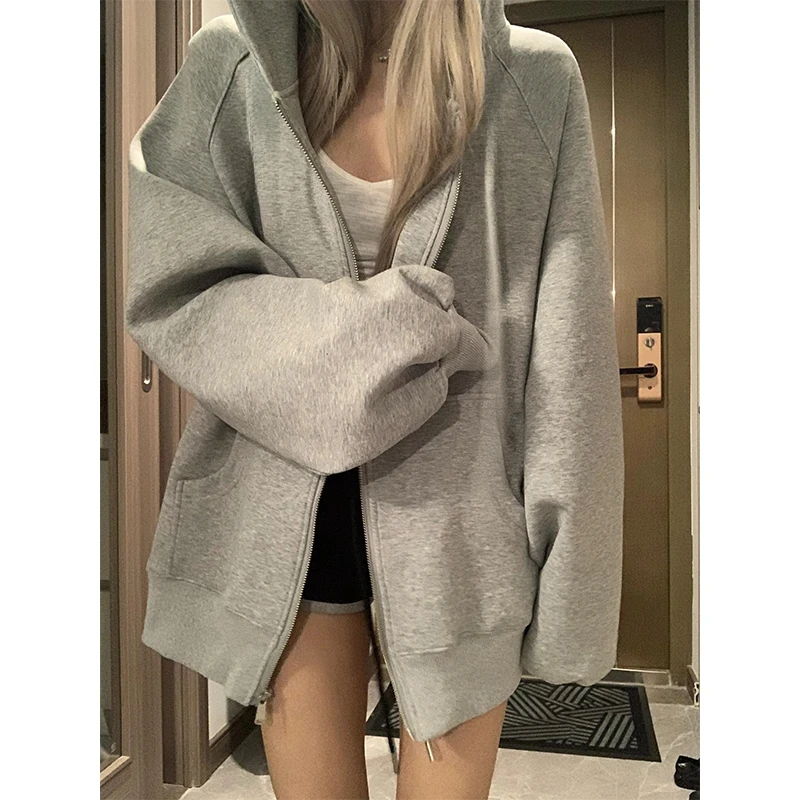 美式重磅420g卫衣男秋冬潮牌情侣大码连帽衫外套春秋休闲宽松潮流