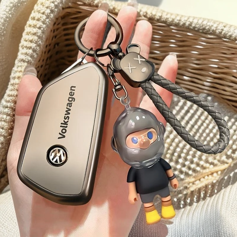 大众帕萨特钥匙套速腾探岳宝来车迈腾polo扣途岳CC朗逸探歌女包壳