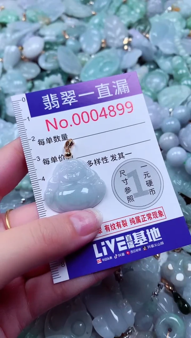 吊坠(不含链)未镶嵌翡翠4899