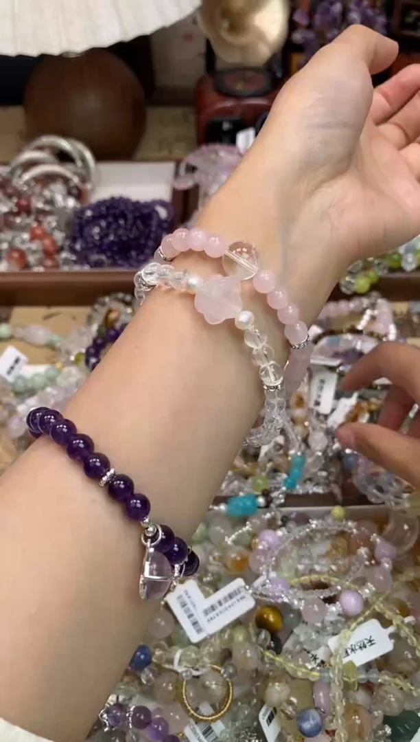 水晶手链未镶嵌420手串