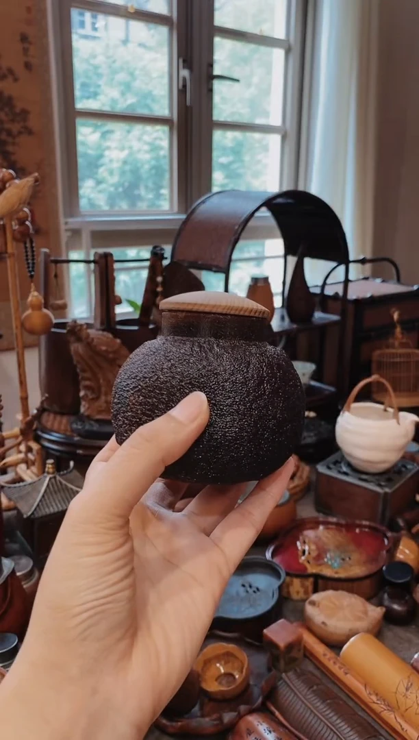 王伯杨柚皮茶叶罐中号