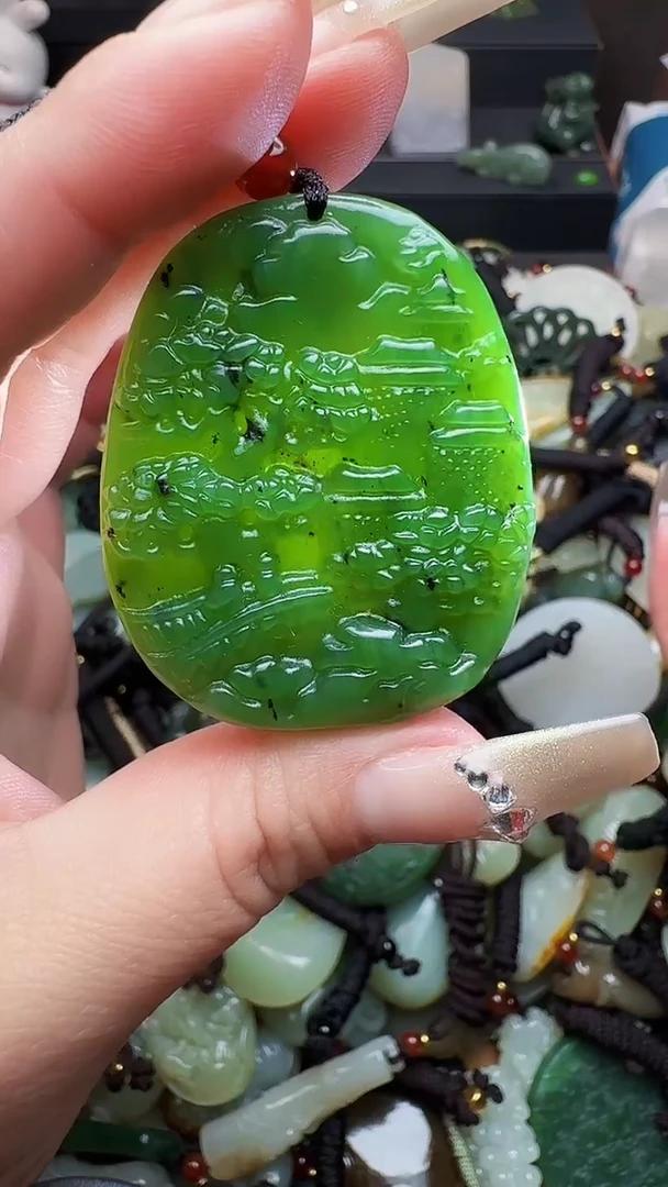 【闪购商品】和田玉（碧玉）颈饰未镶嵌17