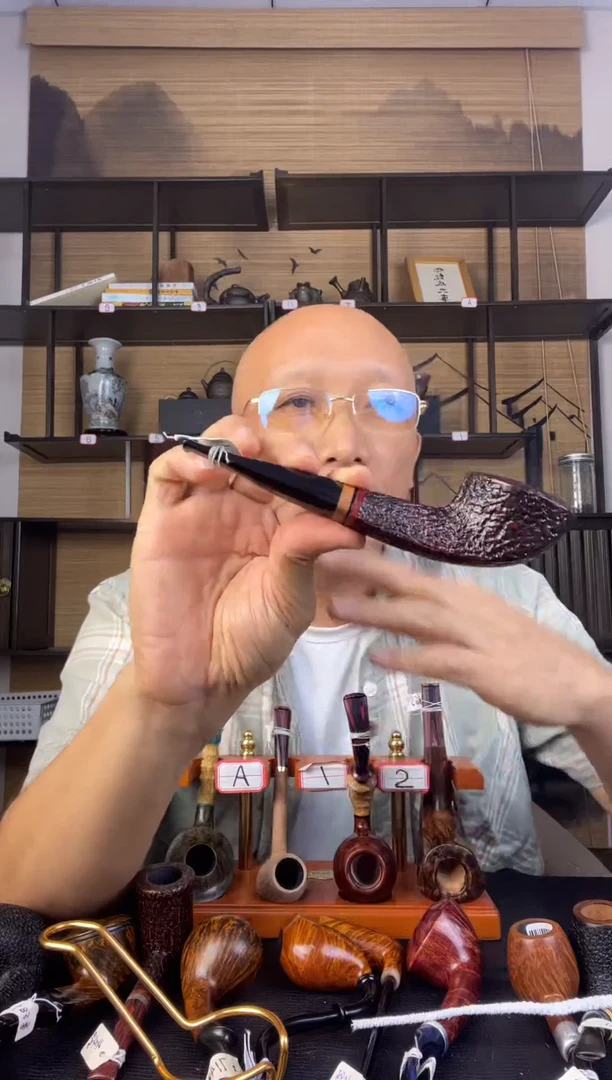 石楠木纯手工意大利石楠木烟斗
