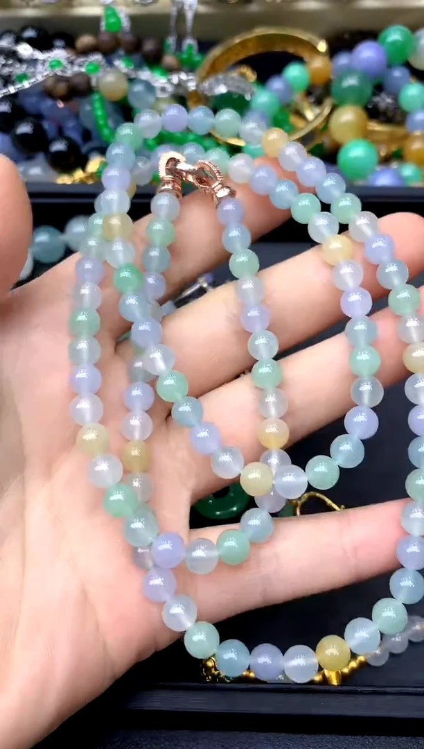 颈饰未镶嵌翡翠401-中国好珍宝