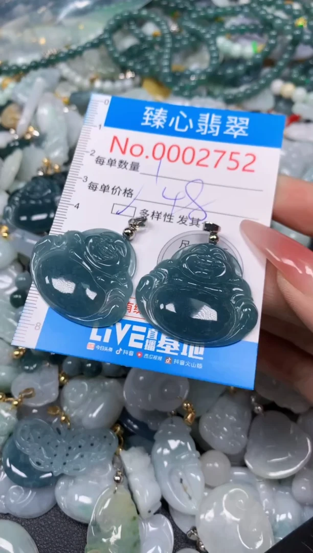 【闪购商品】翡翠颈饰未镶嵌含绳0002752