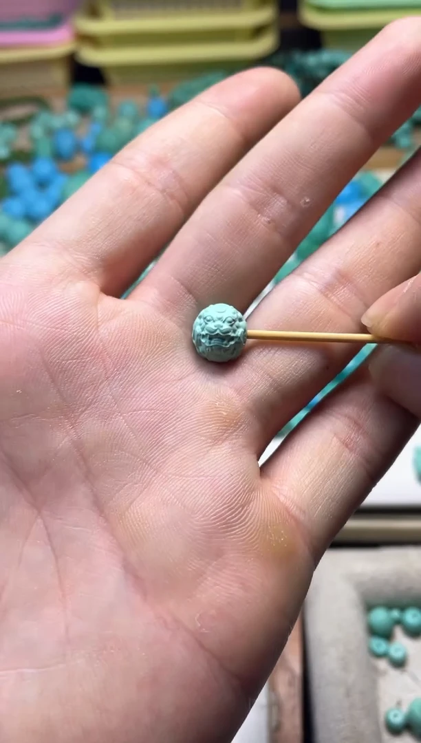无非金属绿色卡10貔貅单珠