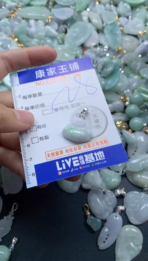 颈饰未镶嵌翡翠9778