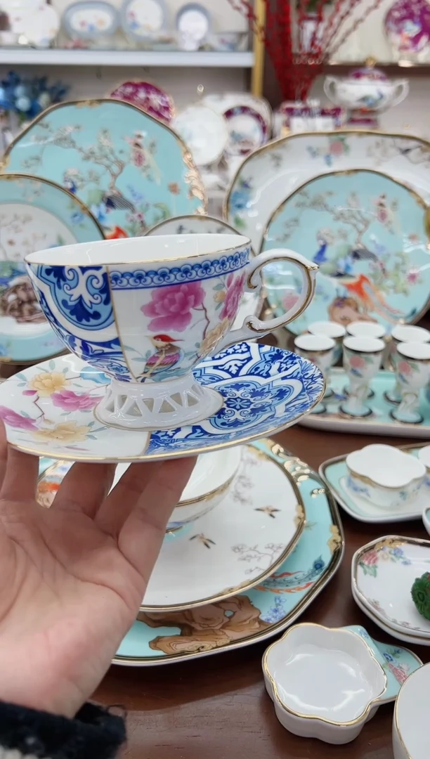 【闪购商品】骨瓷杯碟·