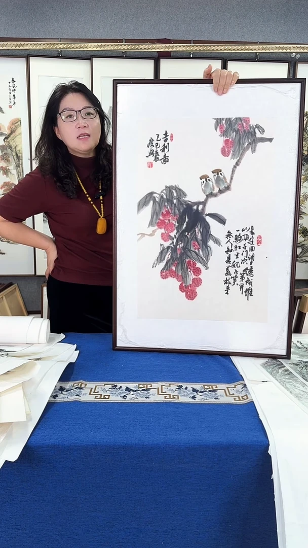 国画国画大利图 精品书画