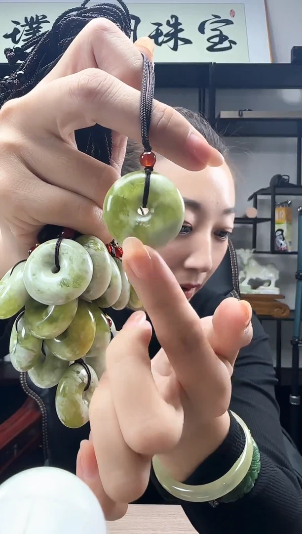 未镶嵌岫玉颈饰多样性发货拍一发一