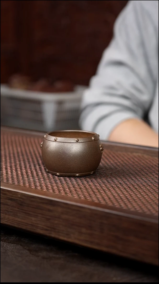 茶壶紫砂岩中泥战鼓杯